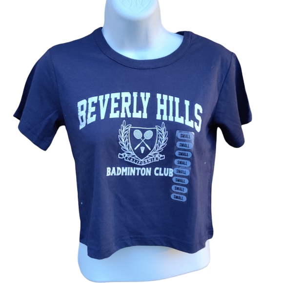 Tops - Beverly Hills Badminton Club Crop Top
